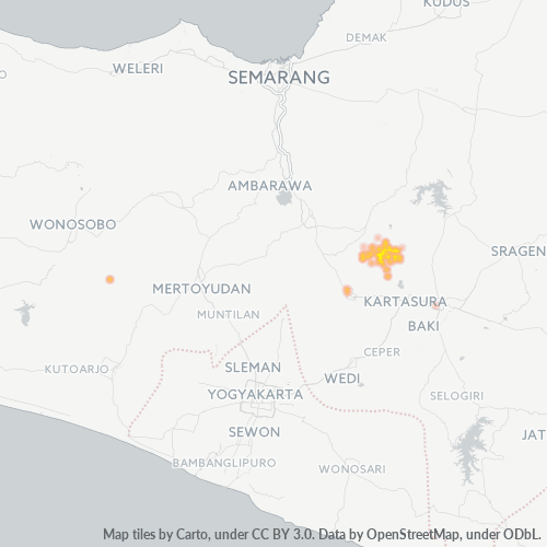 Dami ng Negosyo sa Postal Code 57377 - Boyolali, Provinsi Jawa Tengah