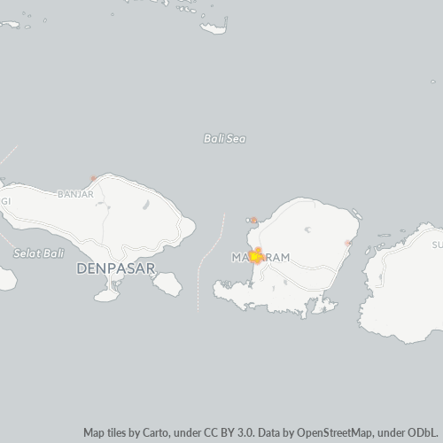 Dami ng Negosyo sa Postal Code 83114 - Mataram, West Nusa Tenggara