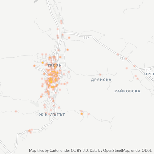 Dami ng Negosyo sa Postal Code 5600 - Troyan, Lovech