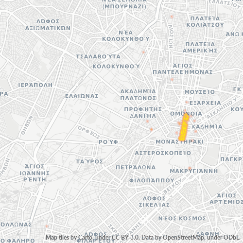 Dami ng Negosyo sa Postal Code 105 51 - Atenas, Attica