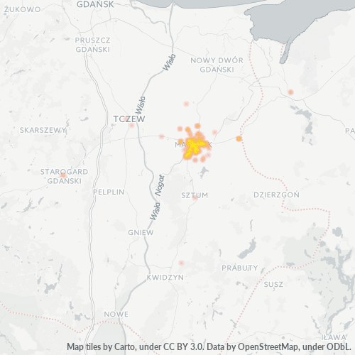 Dami ng Negosyo sa Postal Code 82-200 - Województwo Pomorskie