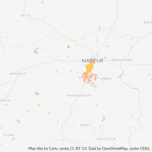 Bedrijfsconcentratie in Postcode 441108 - Maharashtra