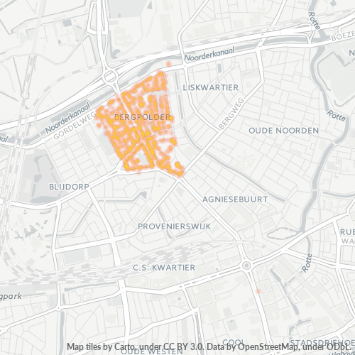 Dami ng Negosyo sa Postal Code 3038 - Rotterdam, Provincie Zuid-Holland