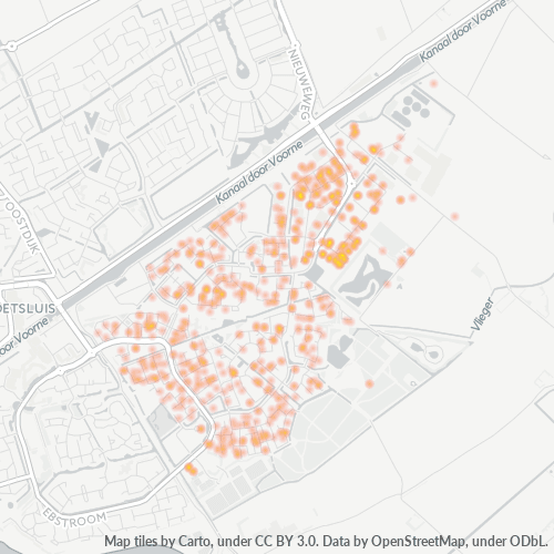 Dami ng Negosyo sa Postal Code 3225 - Hellevoetsluis, Provincie Zuid-Holland