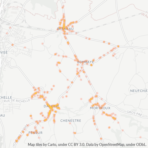 Bedrijfsconcentratie in Postcode 4607 - België