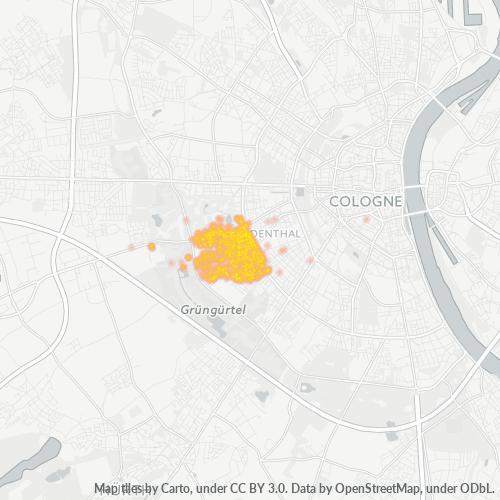 Konsentrasi Perniagaan di Poskod 50935 - Cologne, North Rhine-Westphalia