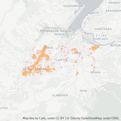 Dami ng Negosyo sa Postal Code 20305 - Espanya
