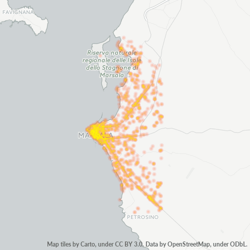 Dami ng Negosyo sa Postal Code 91025 - Trapani, Sicilia