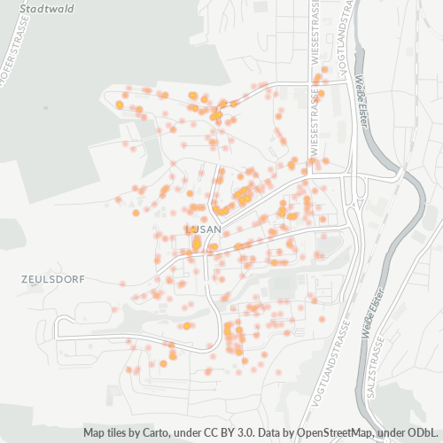 Dami ng Negosyo sa Postal Code 07549 - Gera, Thuringia