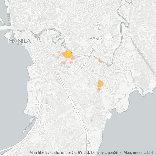 Business Concentration in Zip Code 1208 - Manila, Metro Manila