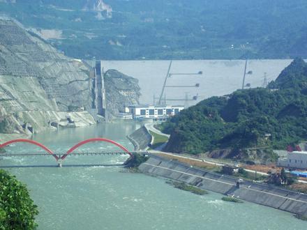 Bild von Zipingpu-Talsperre
